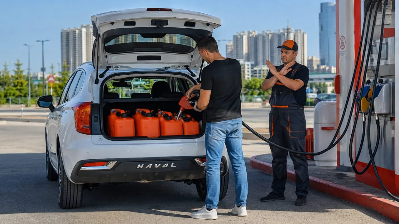 ⛽️ В Минпроме Башкирии напомнили: запрет на заправку бензина в канистры на АЗС продолжа...