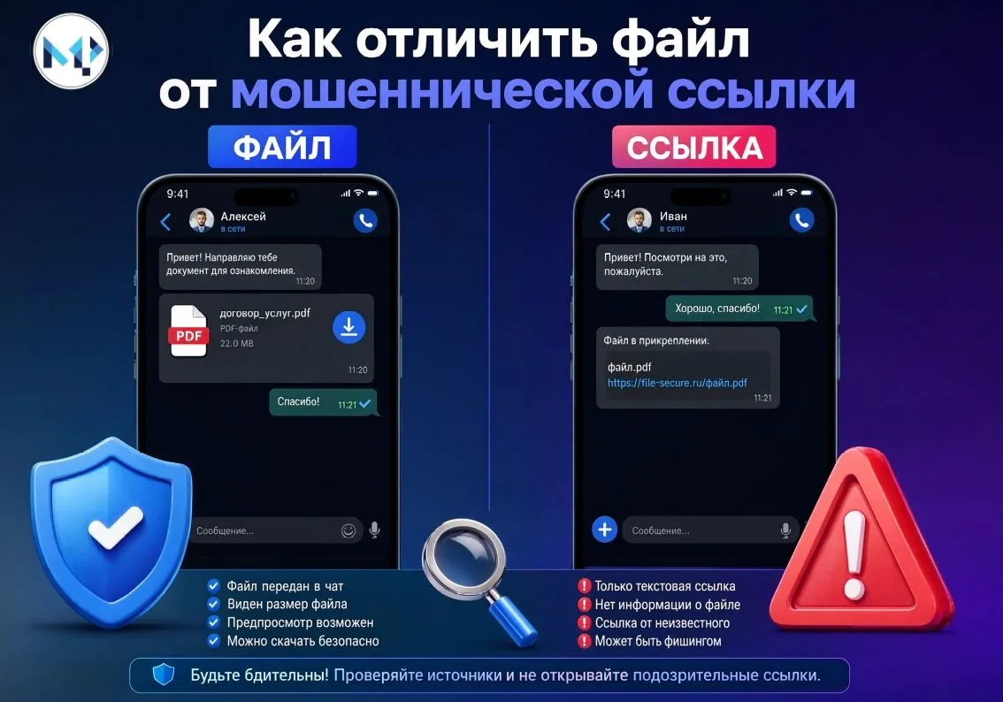 ⚡️ В мессенджерах новая схема мошенничества: ссылки под видом документов

Мошенники рассылают в чата