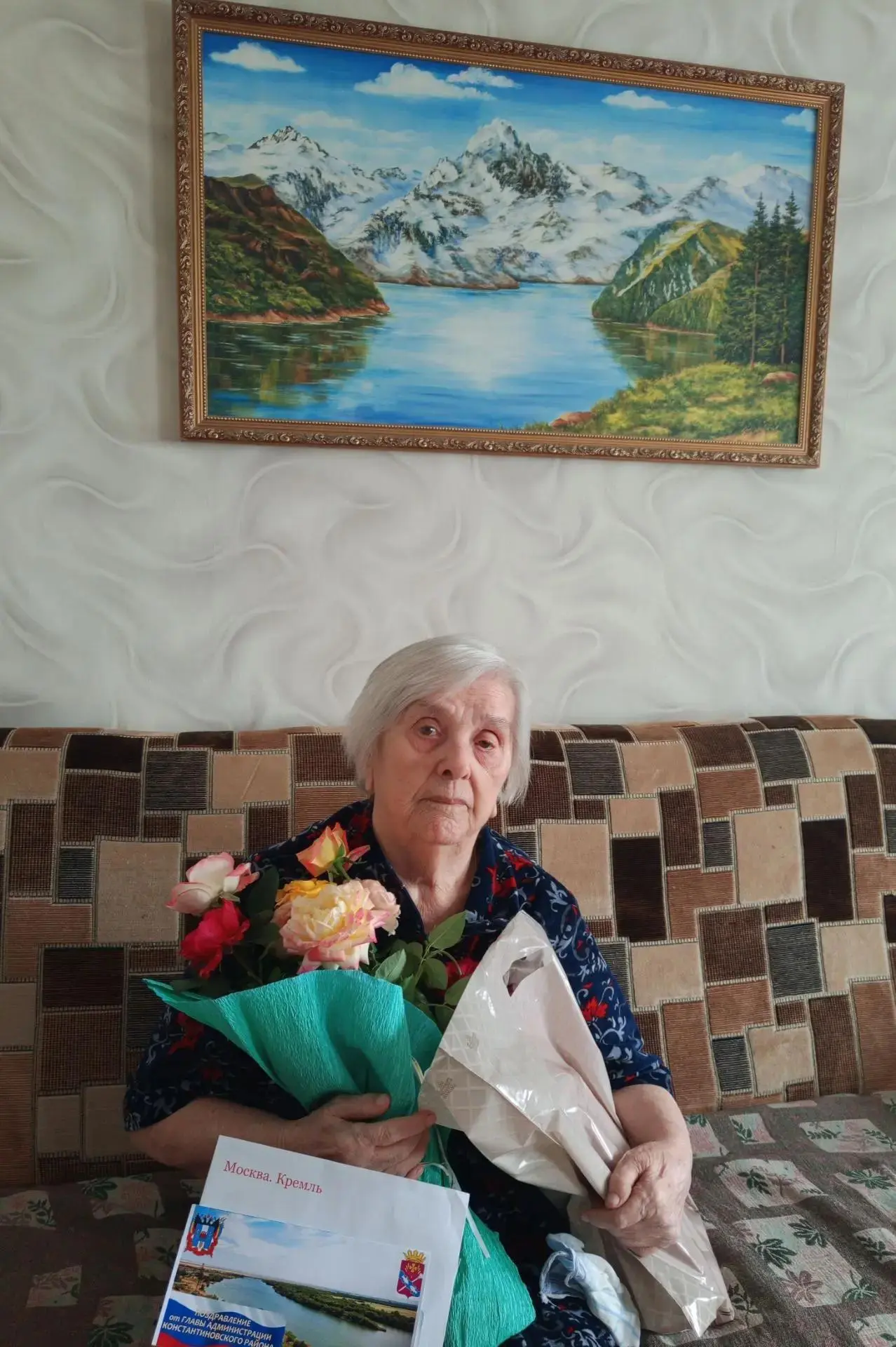 В станице Николаевской живет Позднякова Людмила Михайловна, которая  29 августа отметил...