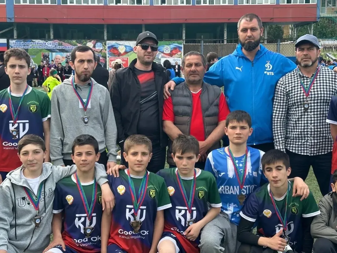В Махачкале на стадионе Макарова прошел турнир Дагестана по футболу среди школьников по...
