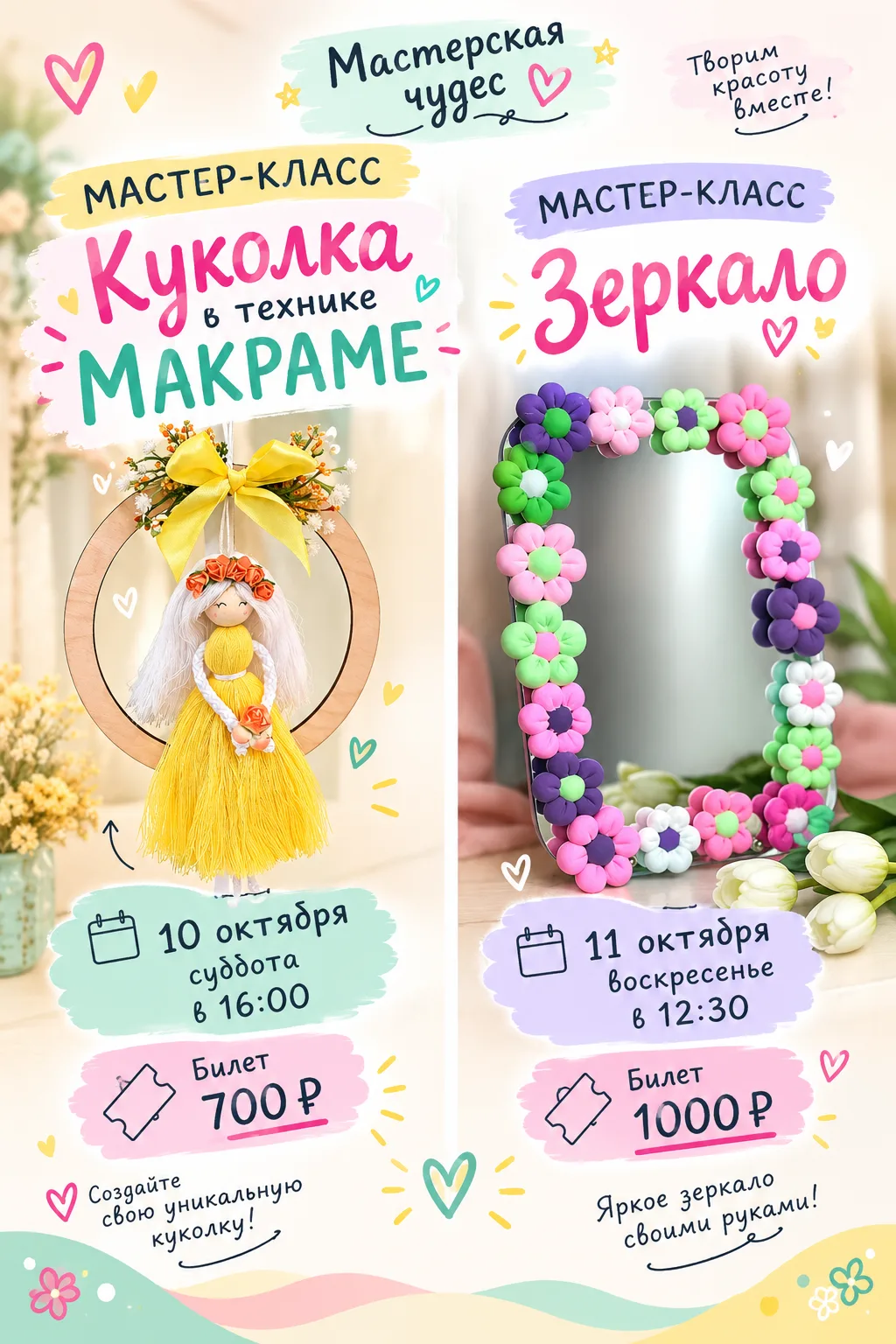 Мастер-классы на выходных)