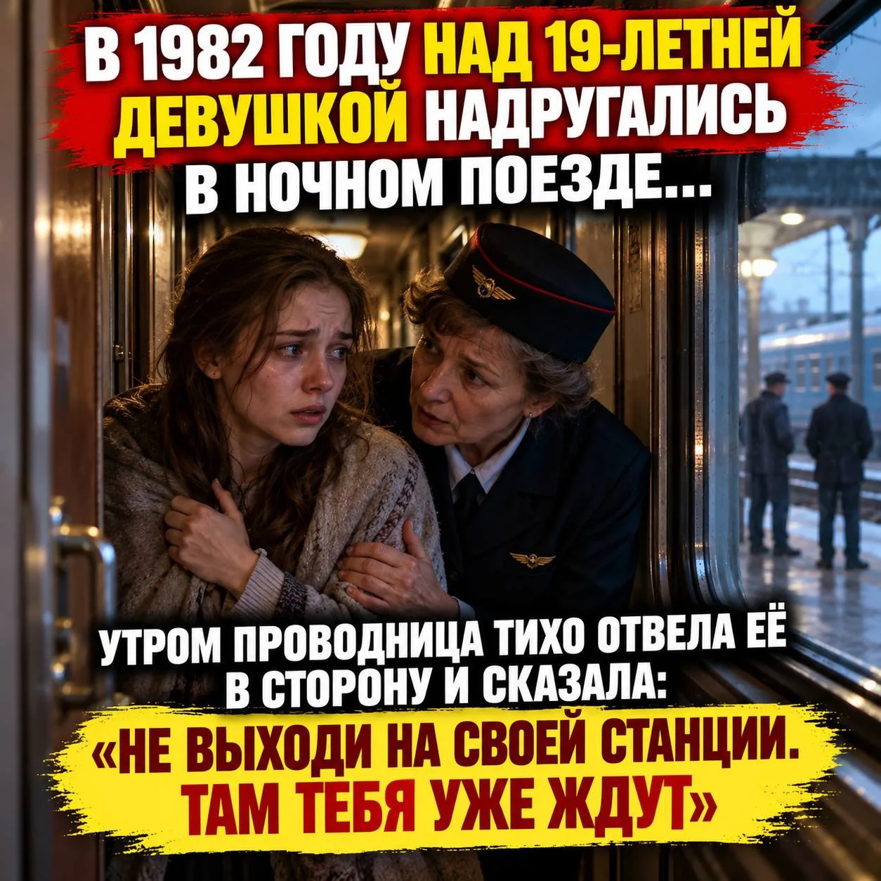 В 1982 ГОДУ НАД 19-ЛЕТНЕЙ ДЕВУШКОЙ НАДРУГАЛИСЬ В НОЧНОМ ПОЕЗДЕ… УТРОМ ПРОВОДНИЦА ТИХО О...