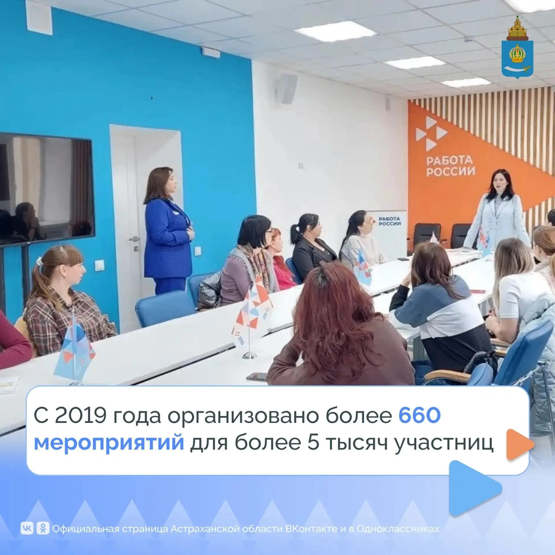 С 2019 года служба занятости реализует проект «Коллективный офис «Центр Мам». 13 офисов...