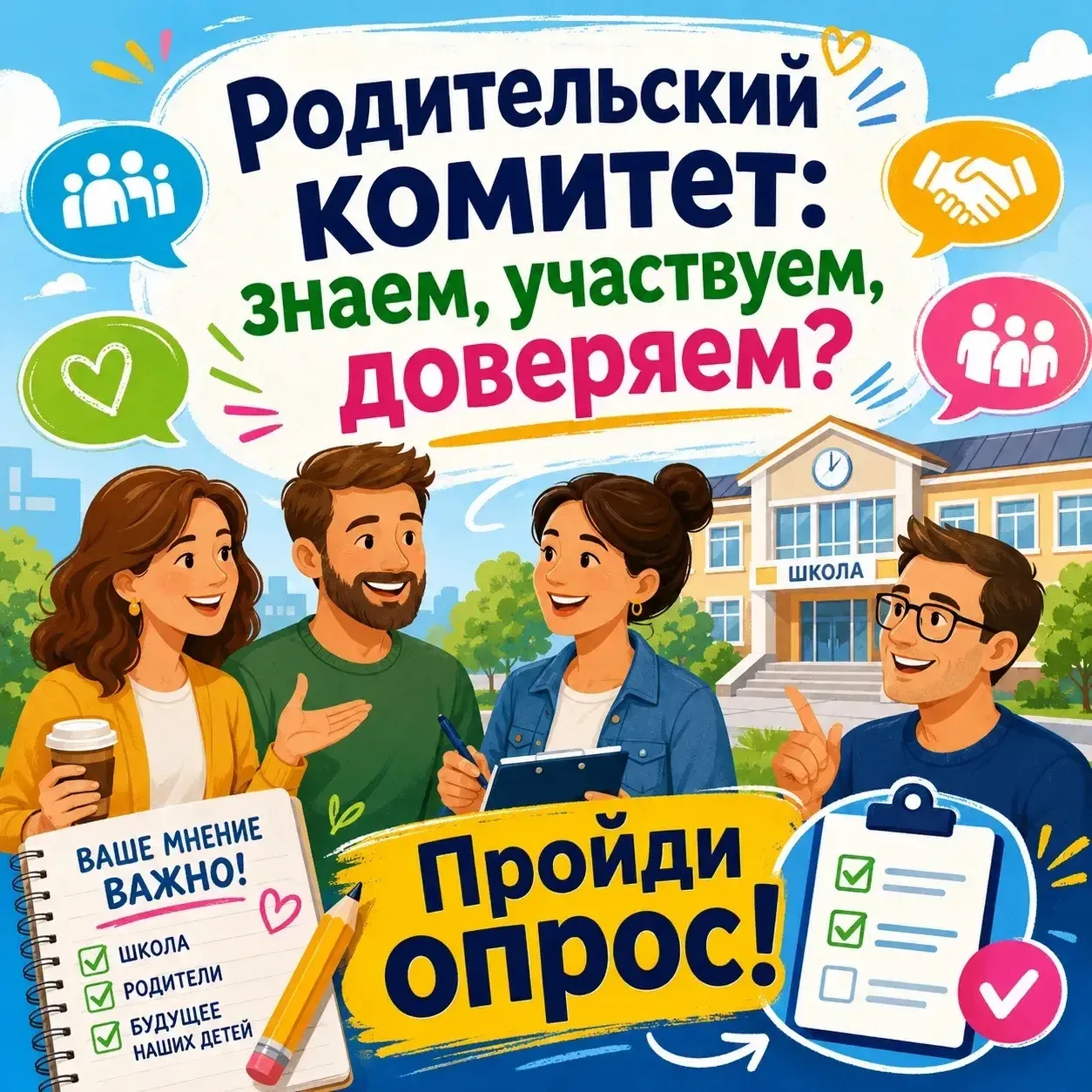 Общешкольный родительский комитет: знаем, участвуем, доверяем?