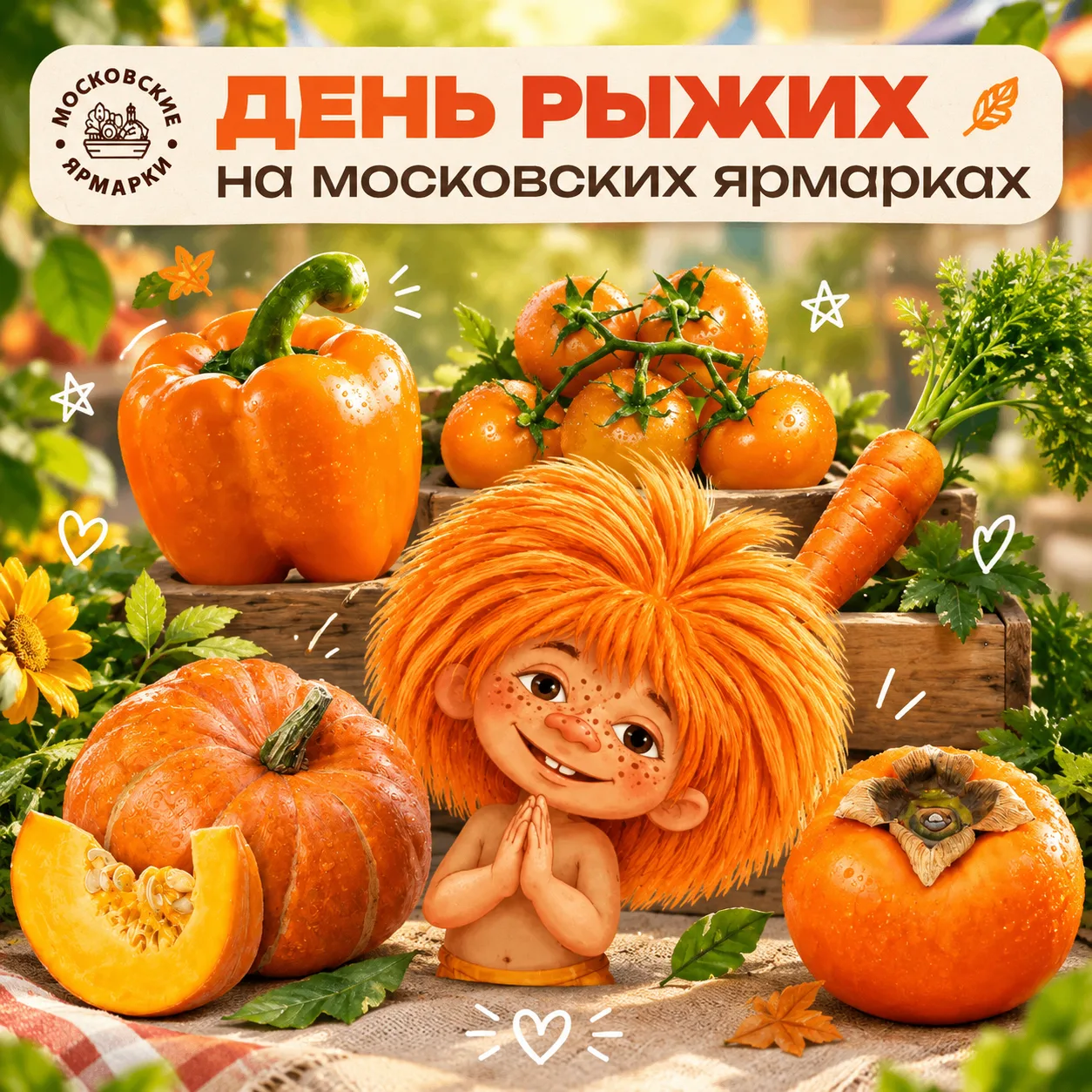 🧡 Знаете, что объединяет тыкву, морковь и хурму?