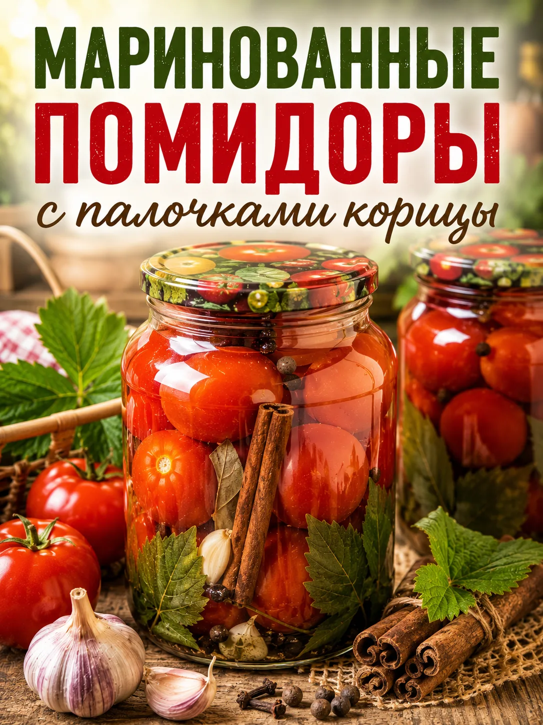 🍅 Маринованные помидоры с палочкой корицы