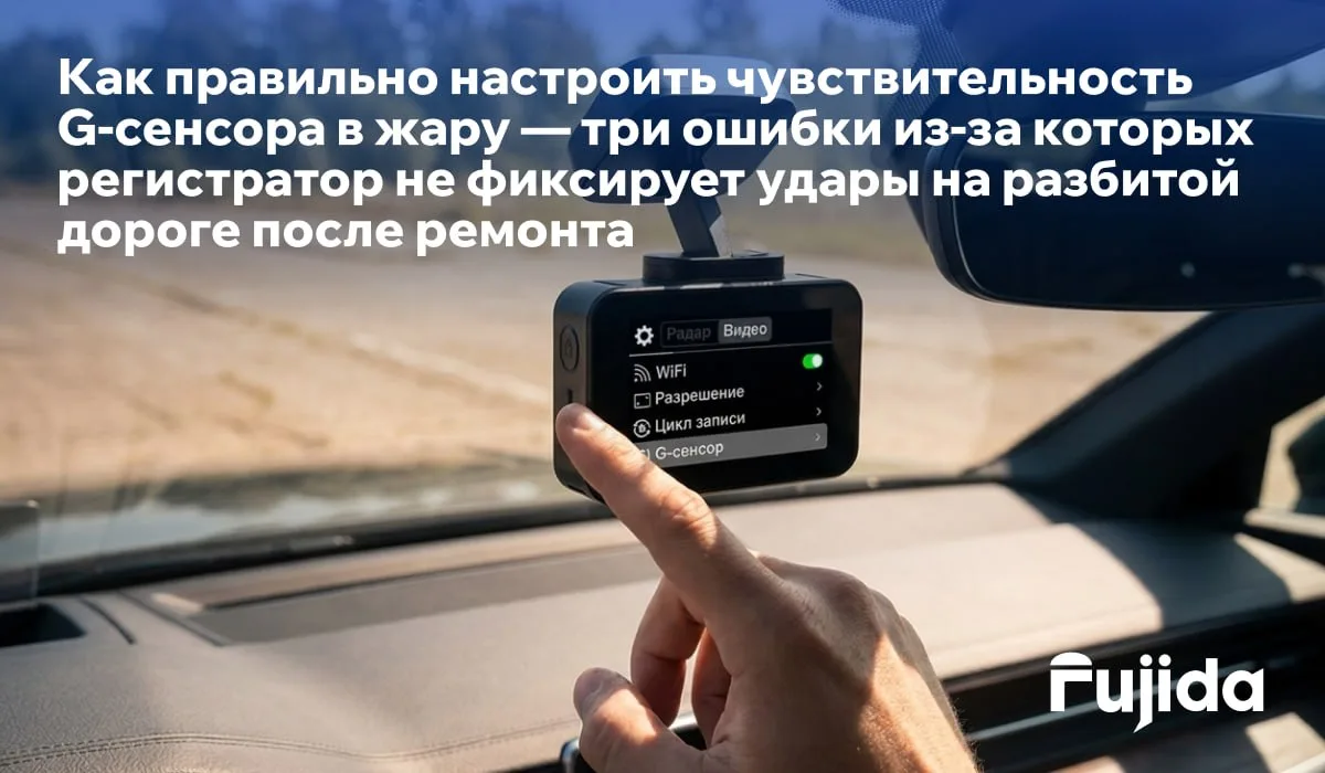 Почему регистратор перестал фиксировать удары в жару?