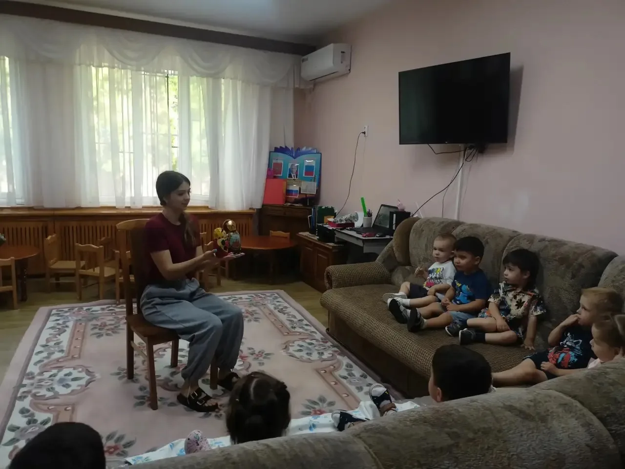 День народной игрушки в группе"Колокольчик" под руководством Гласковой.М.В  Тематическо...
