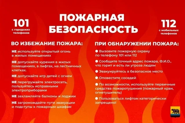 Пожарная безопасность начинается с каждого из нас — соблюдайте правила, чтобы защитить ...