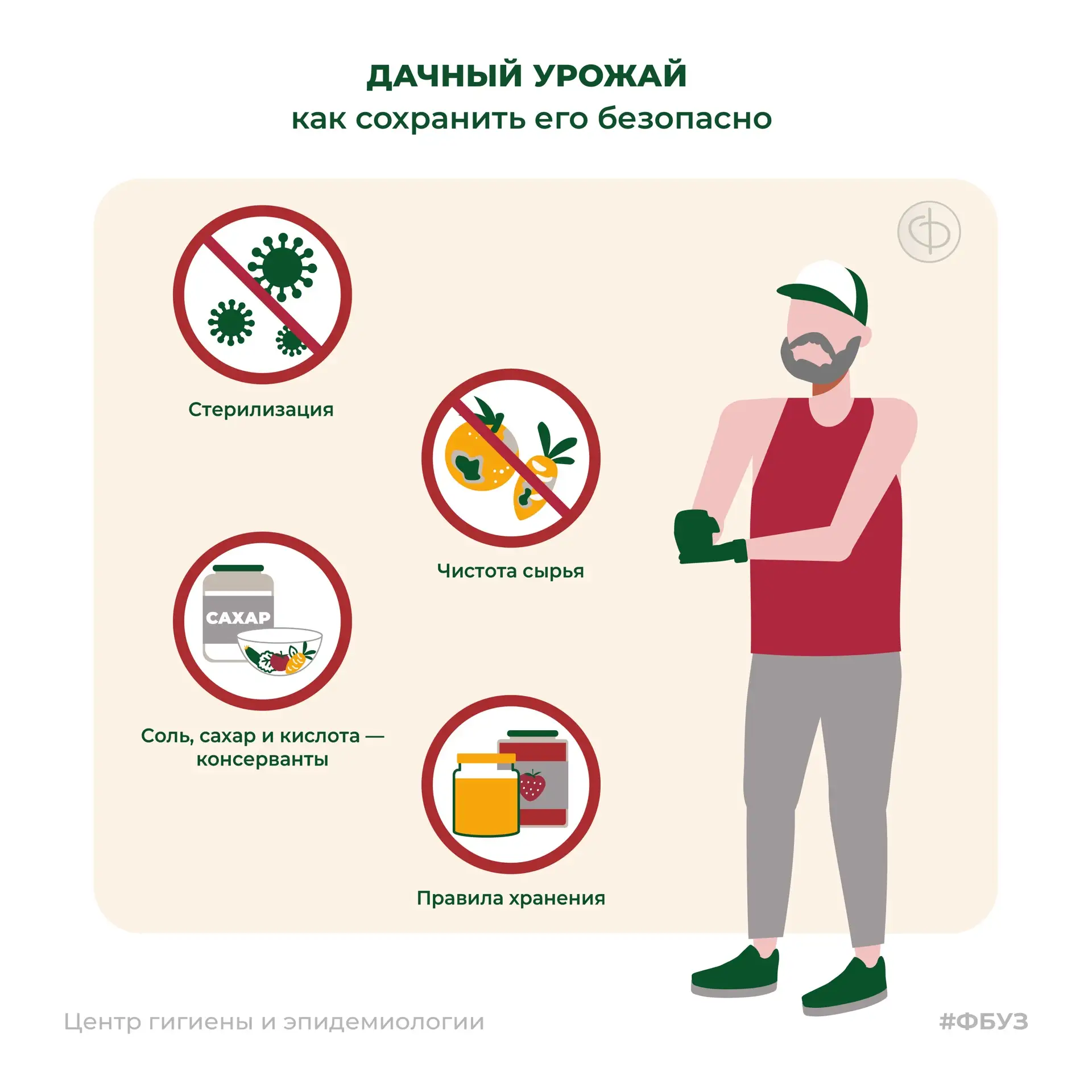 Дачный урожай: как сохранить его безопасно 🥒🍅🫙☀️