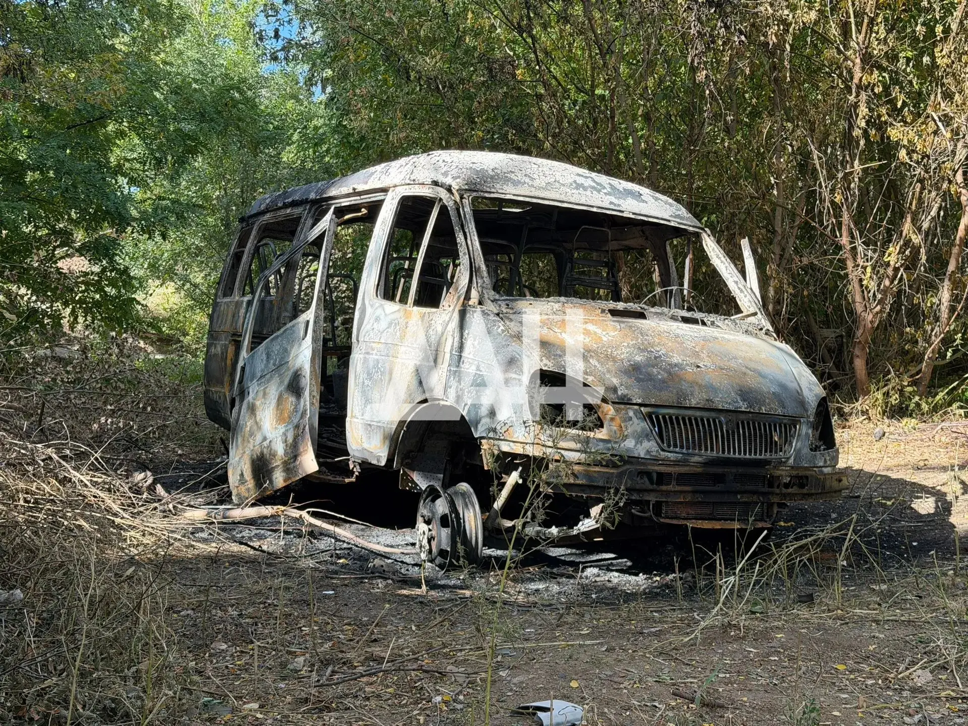 ⚡️ Последствия удара БПЛА по автомобилю в Киевском районе Донецка