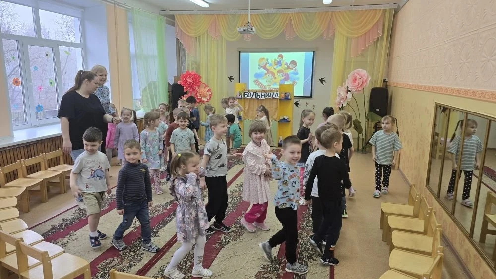 В День здоровья для воспитанников группы "Звёздочки" и "Улыбка" было организованно наст...