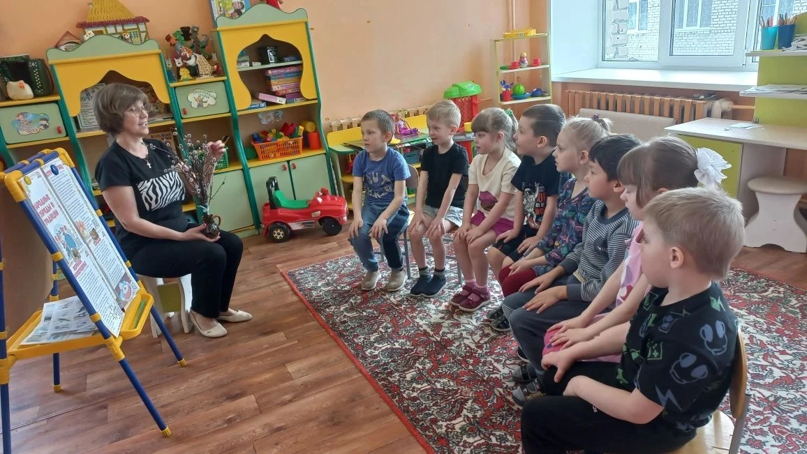В группе «Мишутка» прошло тематическое занятие, посвящённое православному празднику Вер...