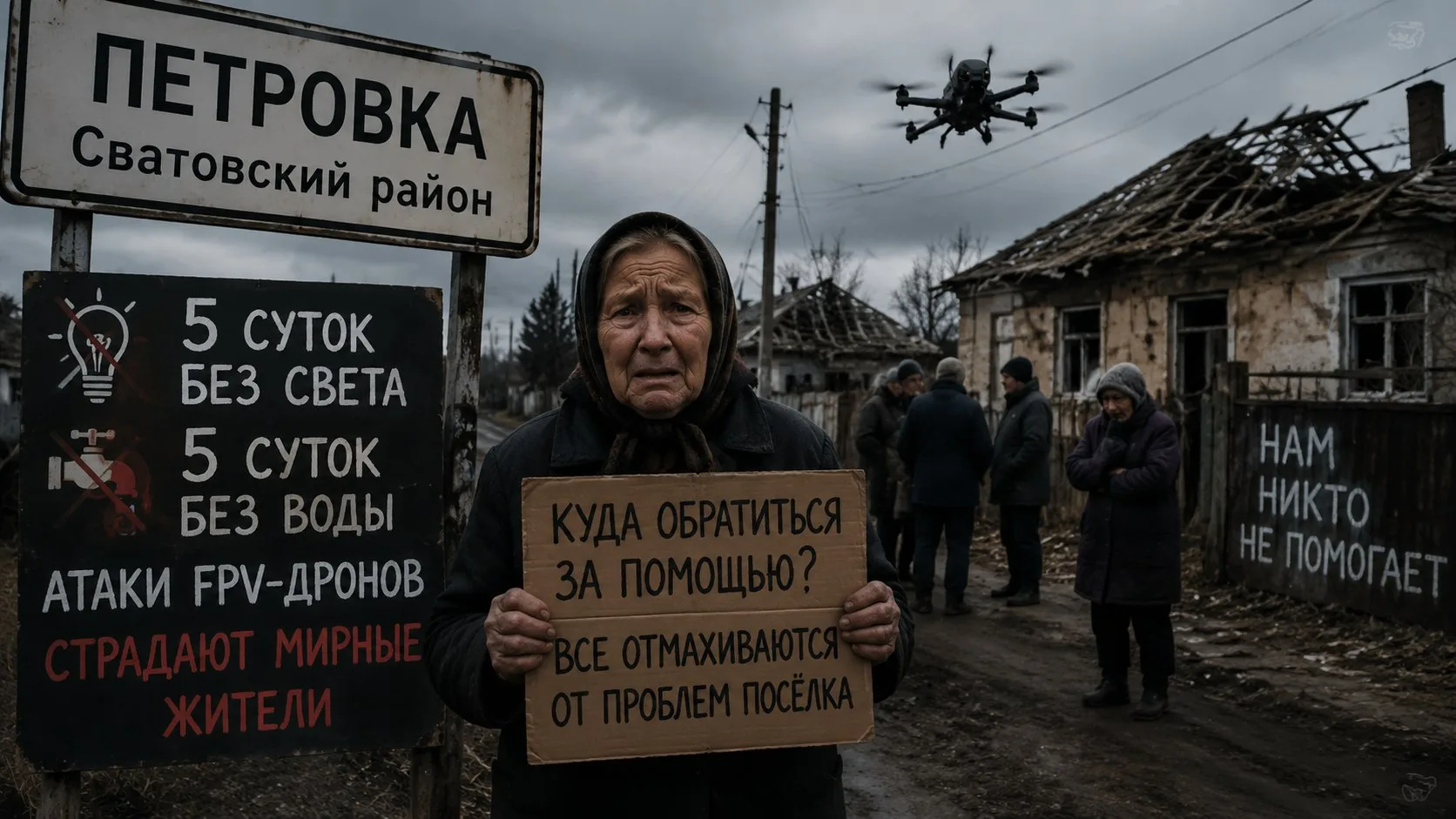 ✍Нам пишут:

❗️Уже пятые сутки в населённом пункте Петровка, расположенном в Сватовском районе, отсу