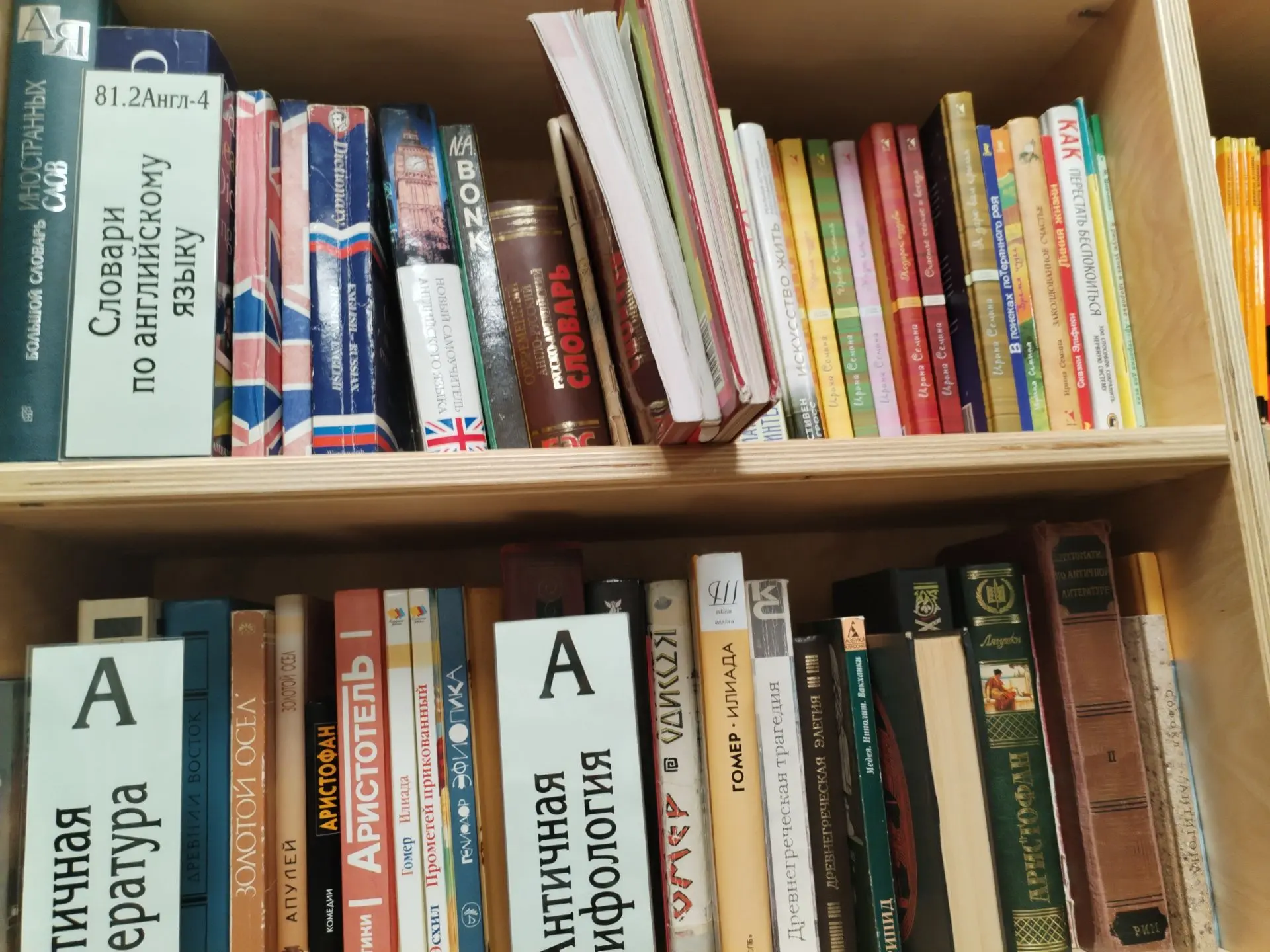 книжная полка интеллигента-мазохиста.