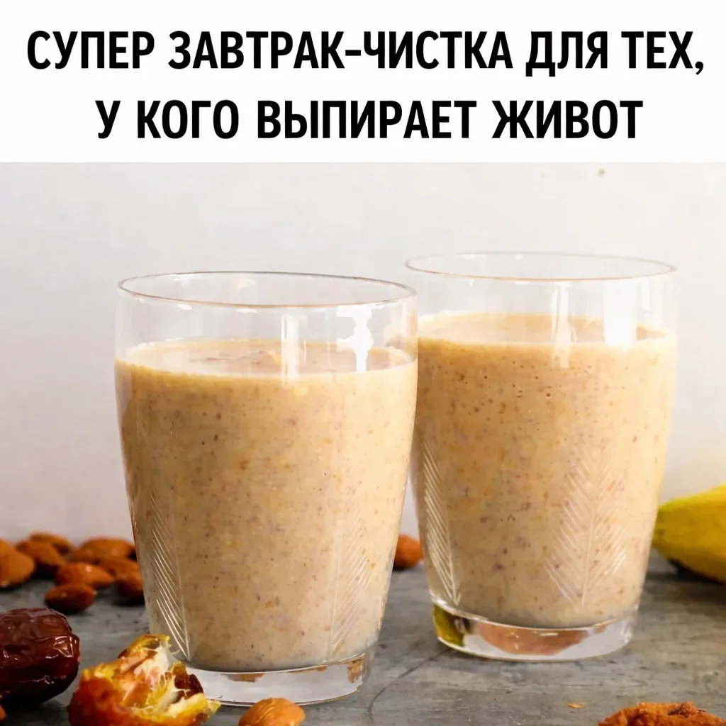 Стакан на завтрак и все! Через месяц минус 10 кг возрастного жира, выпирающий живот втя...
