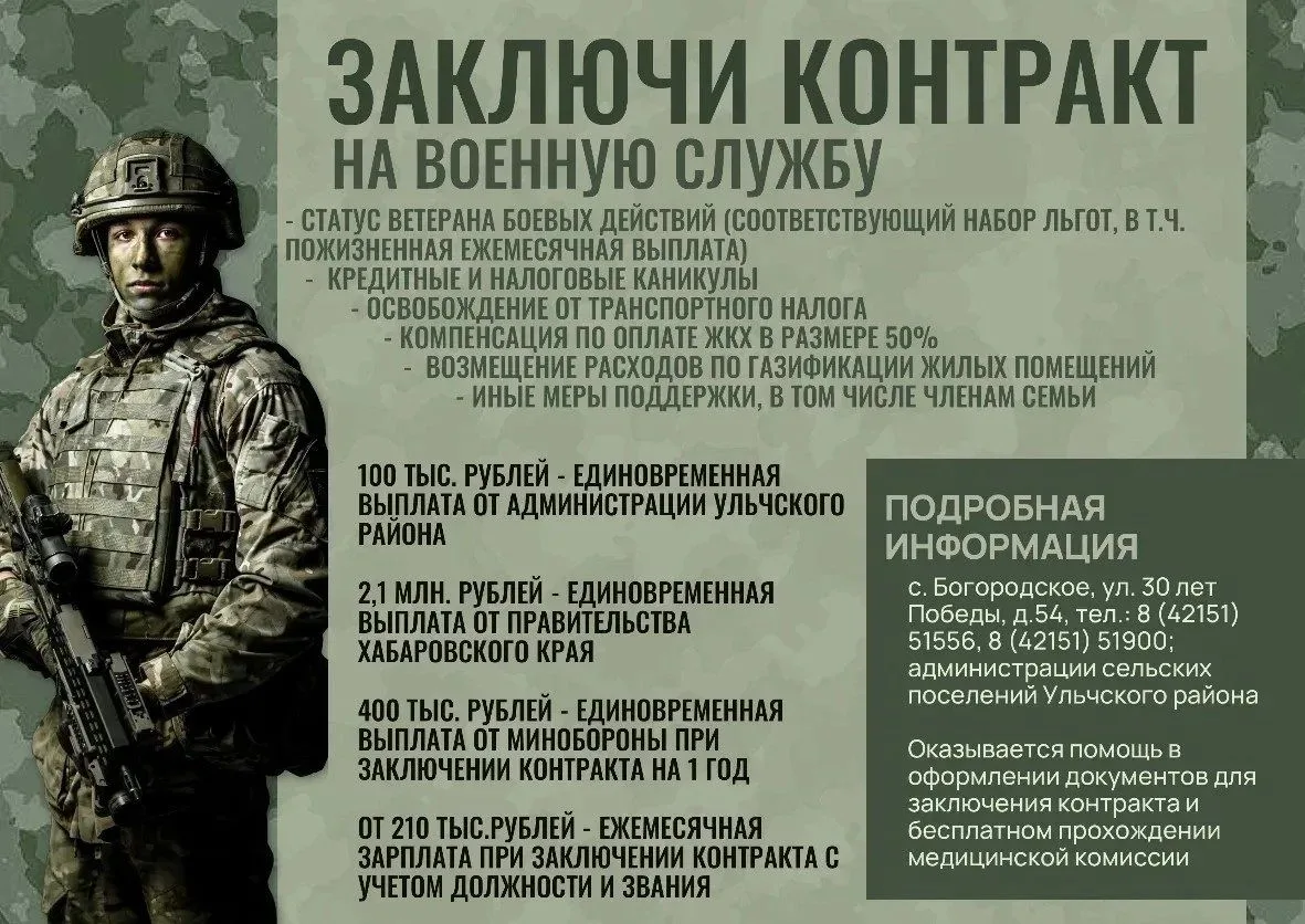🇷🇺Военная служба по контракту