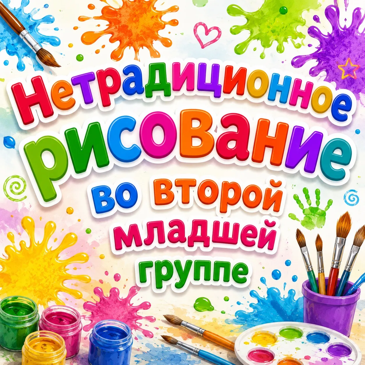 🎨 Магия нетрадиционного рисования во 2-й младшей группе!

Рисование необычными способами — это неве