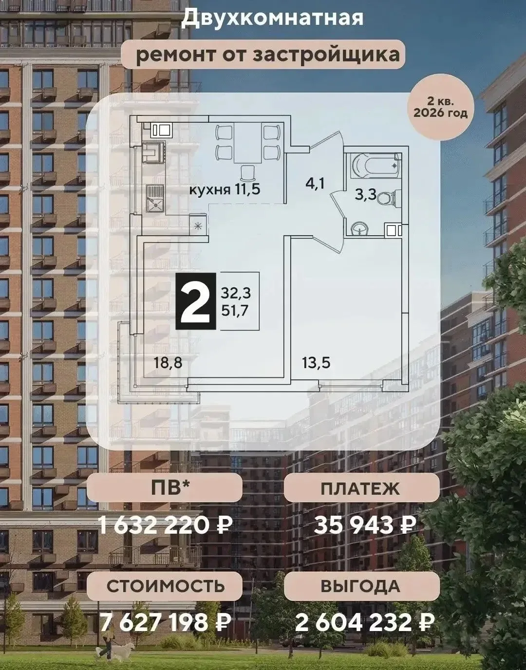 Зачем платить за аренду ?

🔥🔥🔥 квартира в сданном доме с таким ПВ и с ремонтом 🚀

✅после сделки 