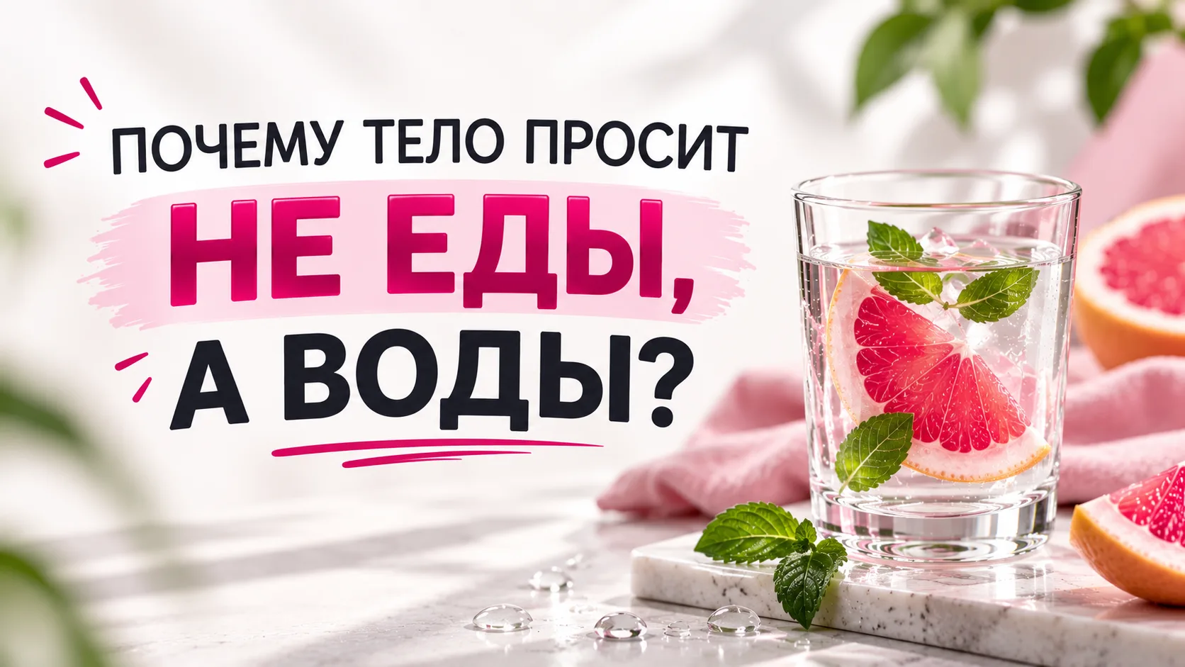 🔈 НЕВЕДОМАЯ ПРИЧИНА ОТЕКОВ И УСТАЛОСТИ: ПОЧЕМУ ТЕЛО ПРОСИТ НЕ ЕДЫ, А ВОДЫ?
