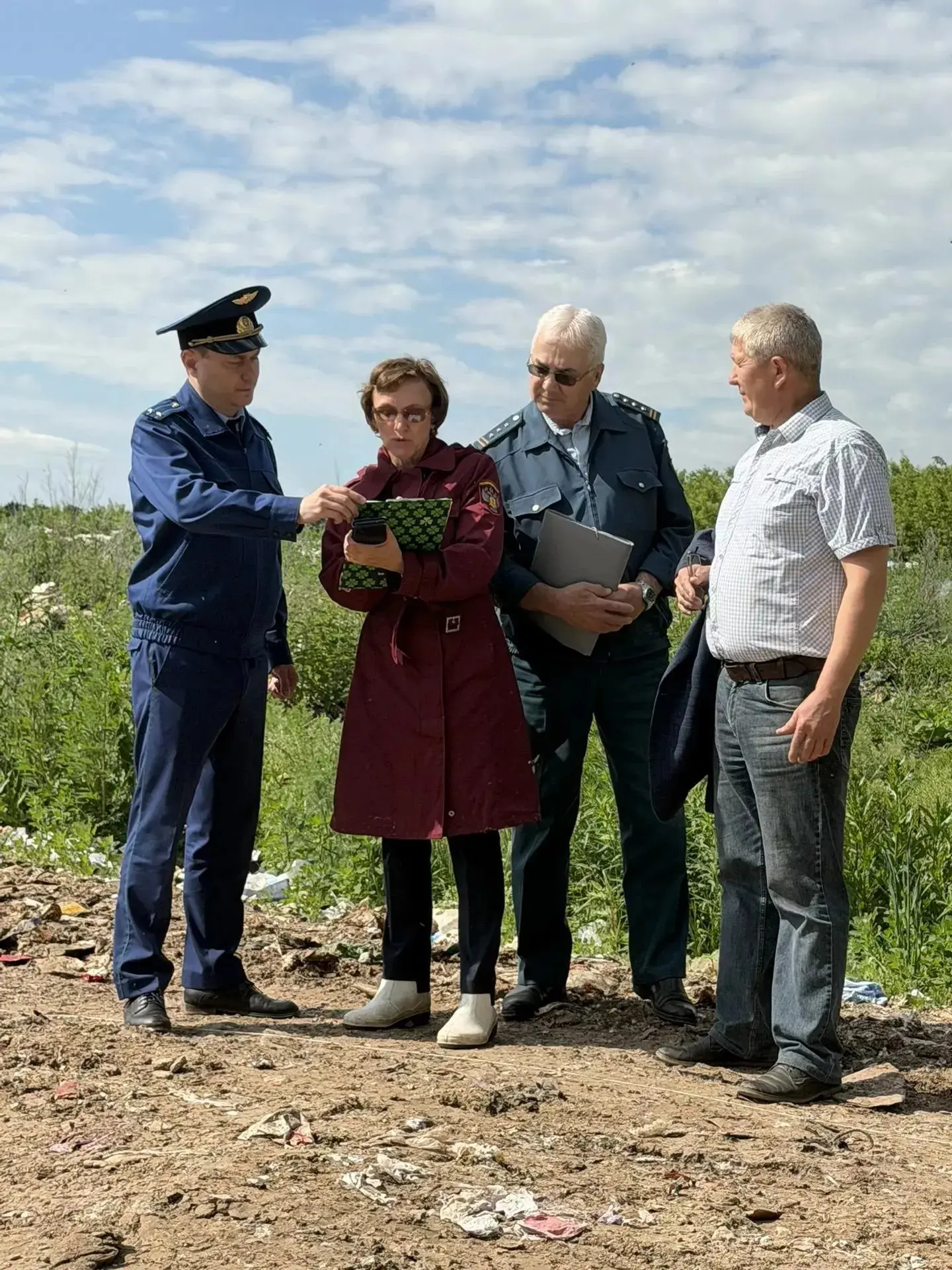 Прокуратура совместно с Минэкологии РБ выявила нарушения на полигоне ТКО в Мишкинском р...