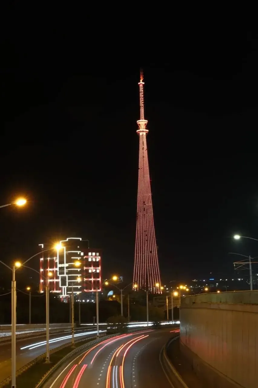 🇷🇺 В честь 95‑летия регулярного телевещания в России праздничную подсветку зажгут на ...