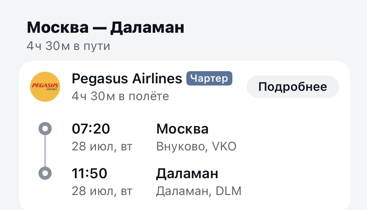 На Эгейское побережье дешево из Москвы 🚀