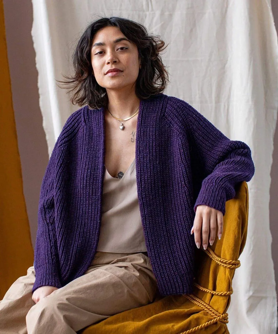 🦋🌶 Кардиган "Reading Cardigan" спицами