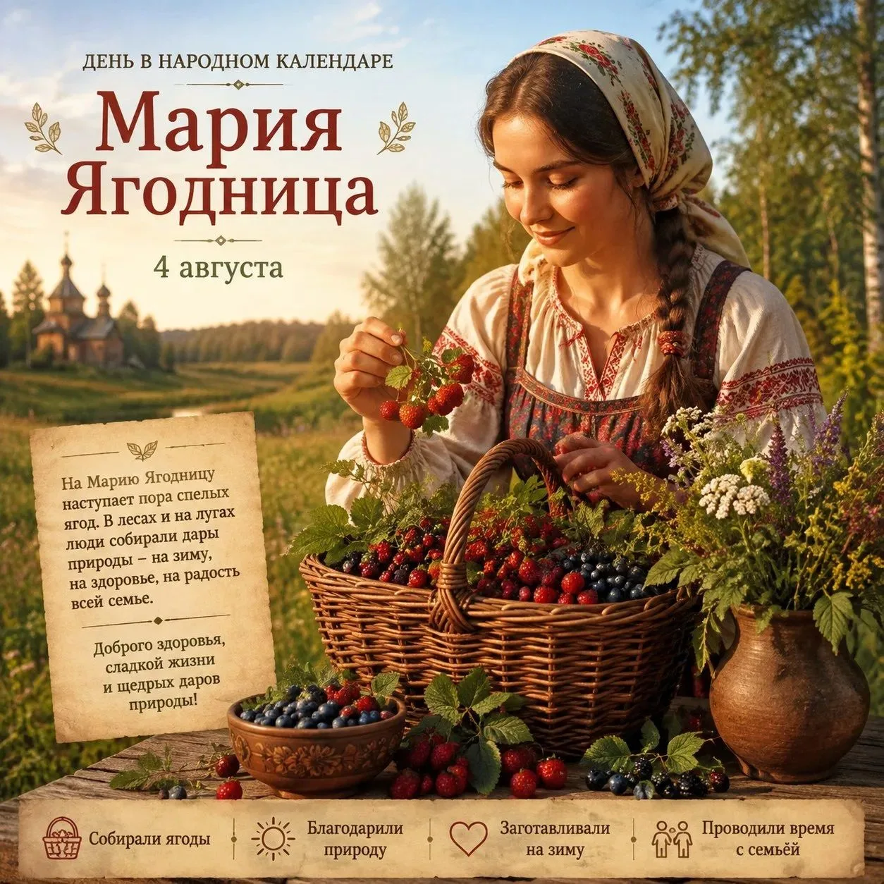 🎉 4 августа — день памяти святой равноапостольной Марии Магдалины!