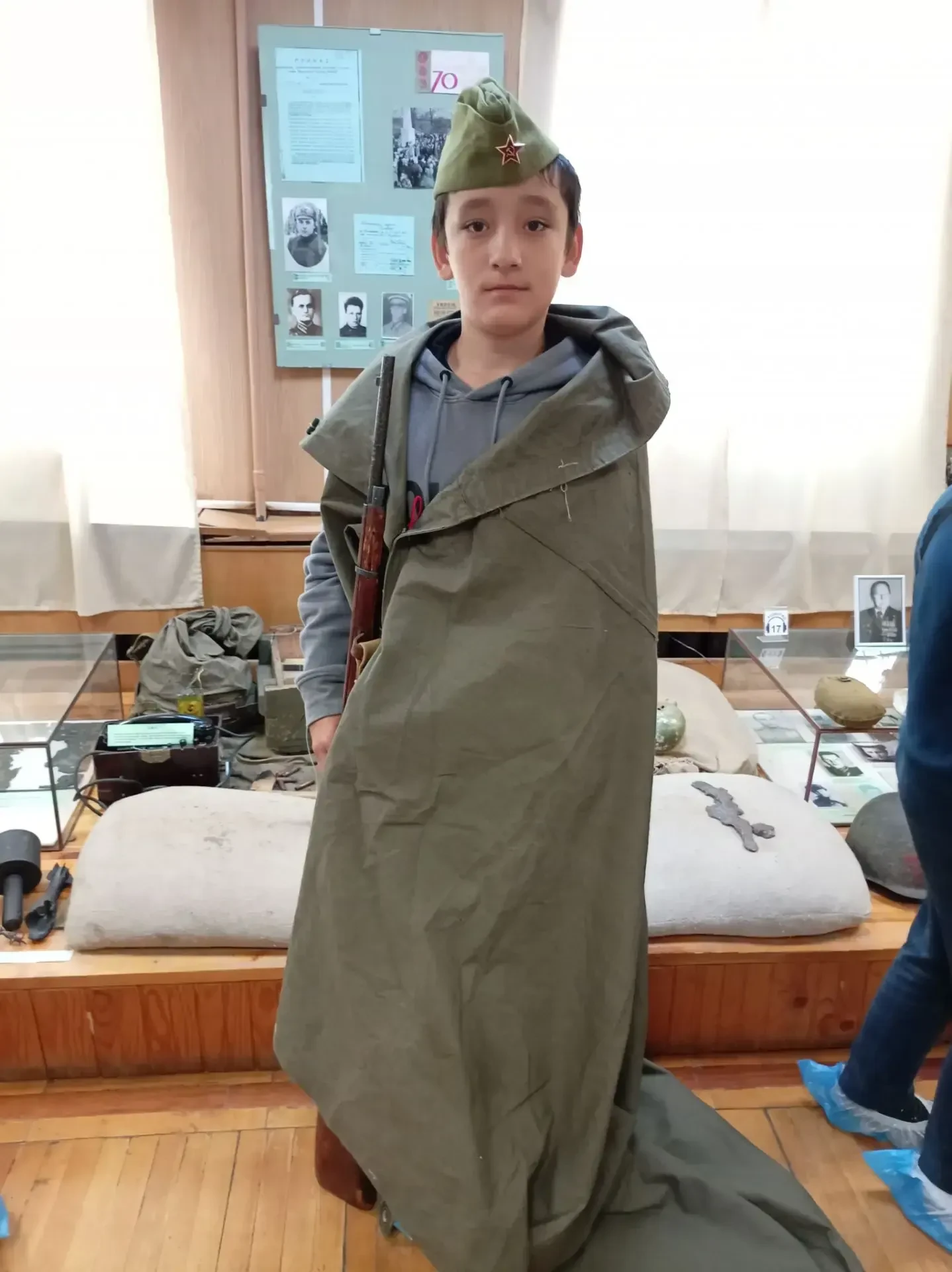 ЧТО  У  СОЛДАТА  В  ВЕЩМЕШКЕ
18  июня  в Ярополецком  краеведческом  музее  для  ллагеря  «Зеленая  