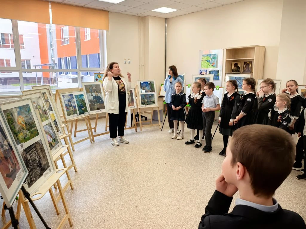 🎨Деды Победили – и Мы Победим!»🖼️  🎨В МБОУ СШ№14 продолжается реализация  интерактивного выставочног