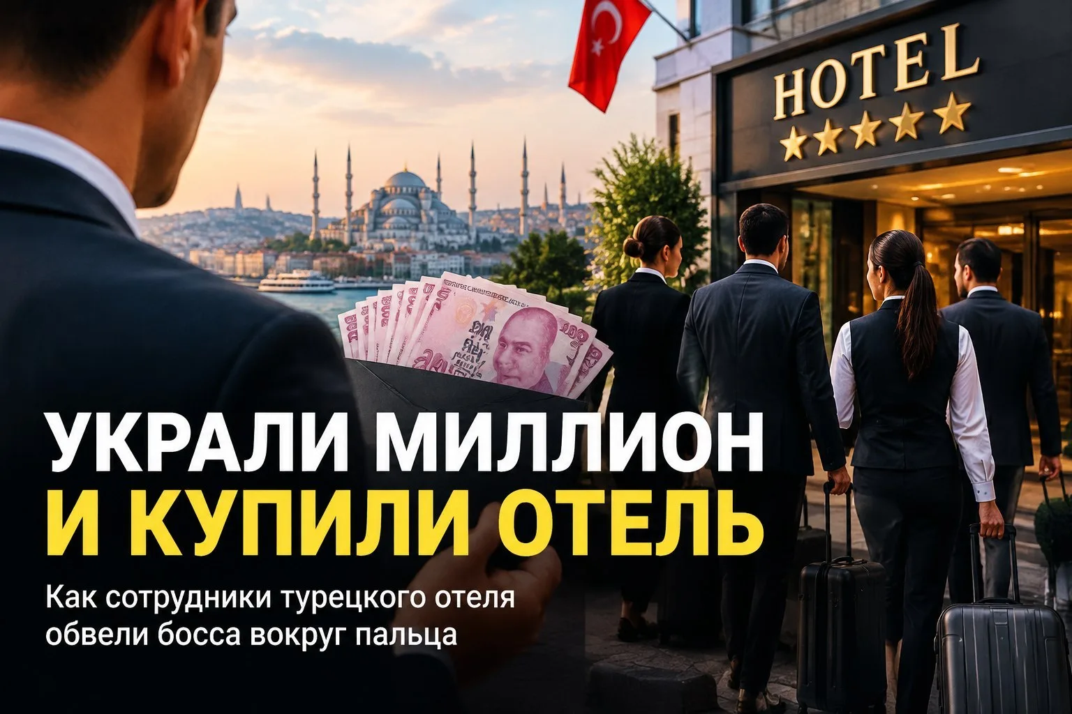 🚨 Сотрудники украли миллион у босса и купили свой отель — бизнес по-турецки