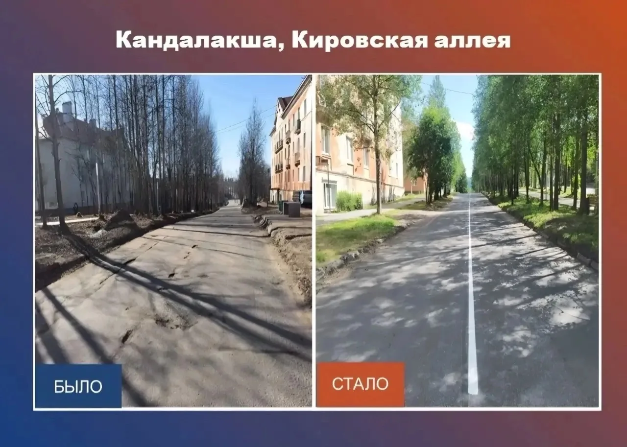 Дорожная кампания – 2026 в Кандалакшском округе завершена на 100 %