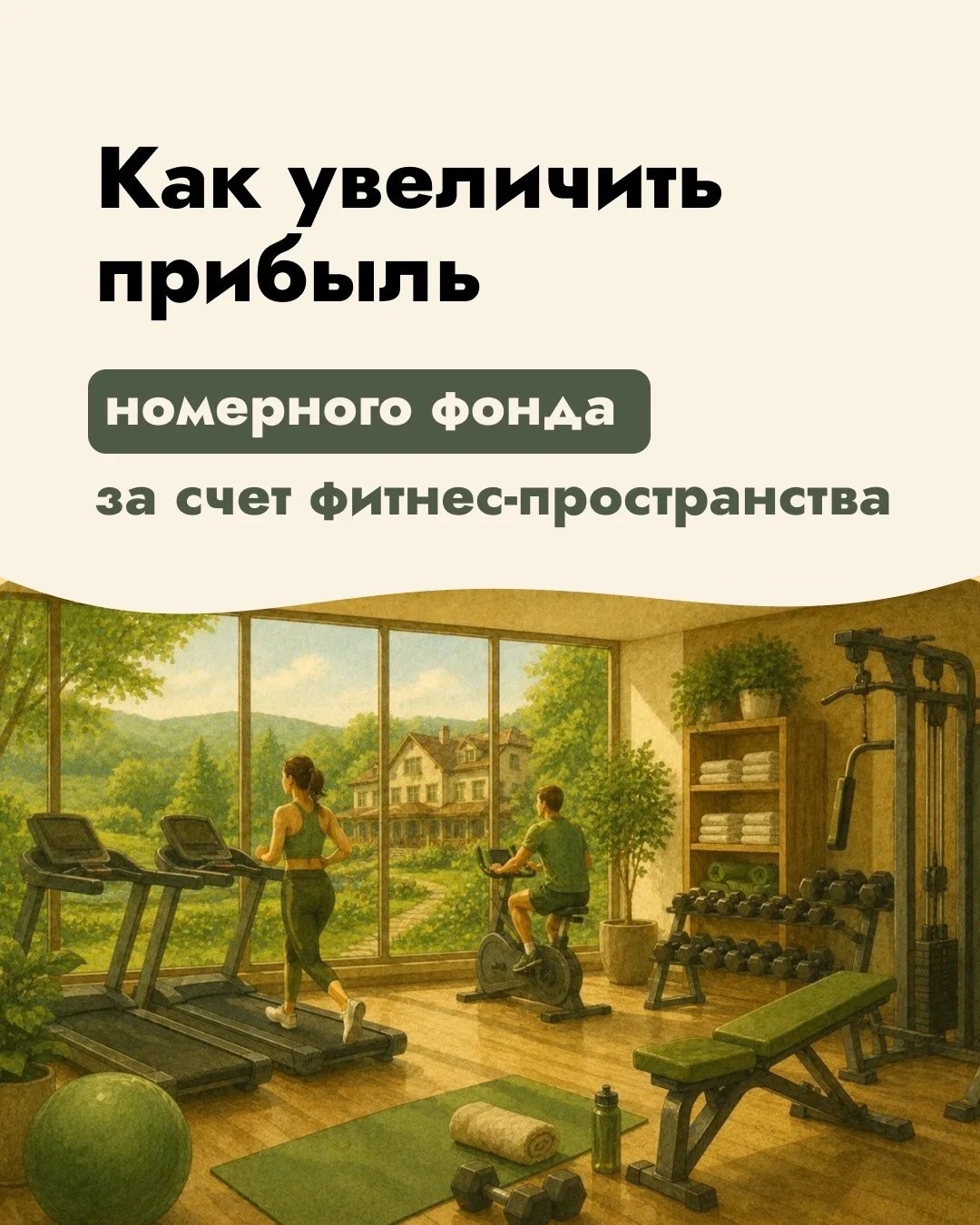 Фитнес-зал в отеле — это или актив или трата бюджета. Середины нет.