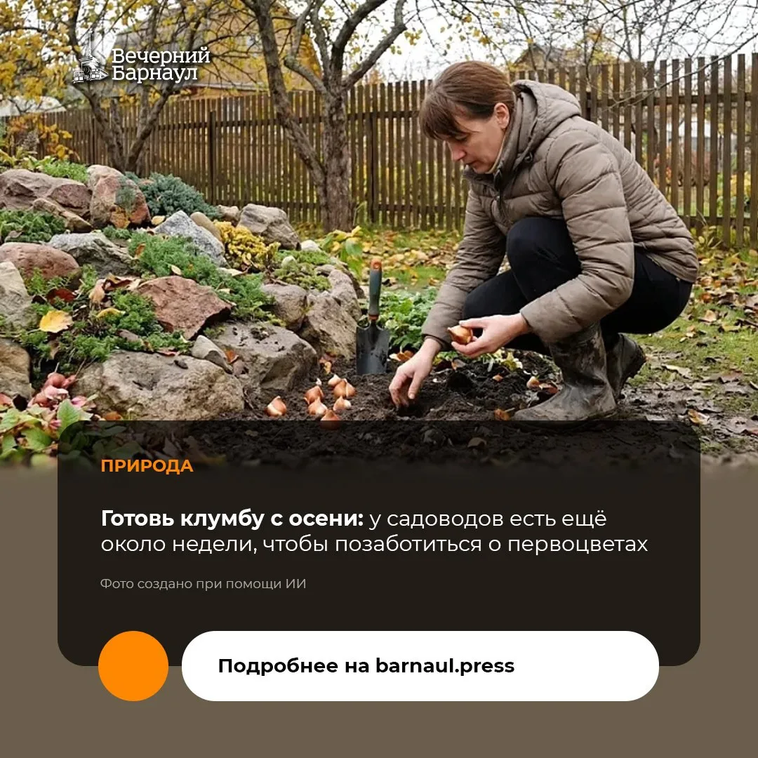 🌷О ярких красках весенних клумб самое время подумать именно сейчас, осенью. Если вы ещ...