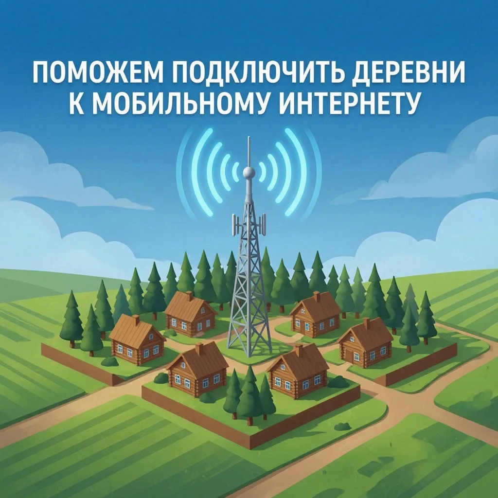 📱 Голосуем за связь: поможем подключить деревни к мобильному интернету!