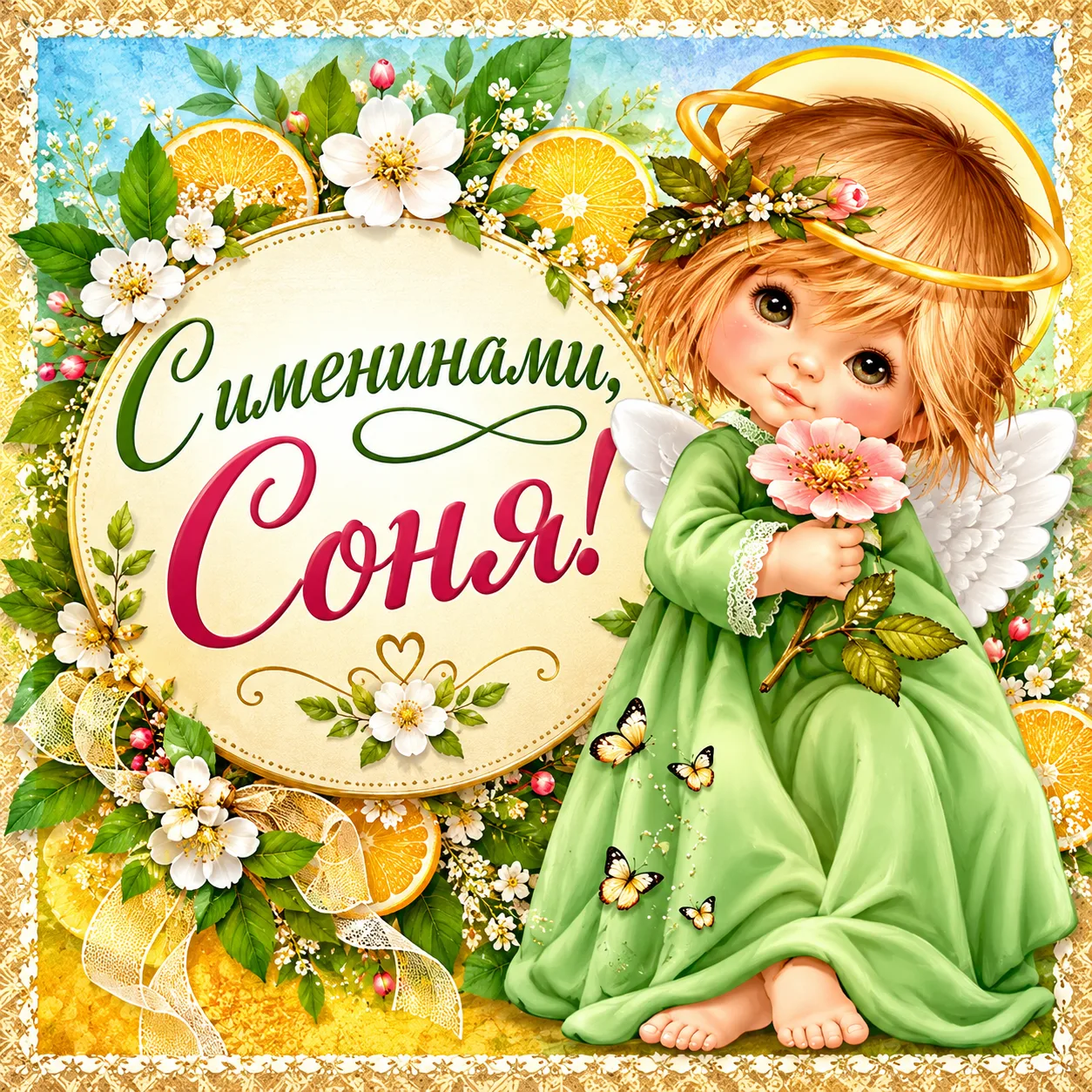 С именинами, София! 🌹