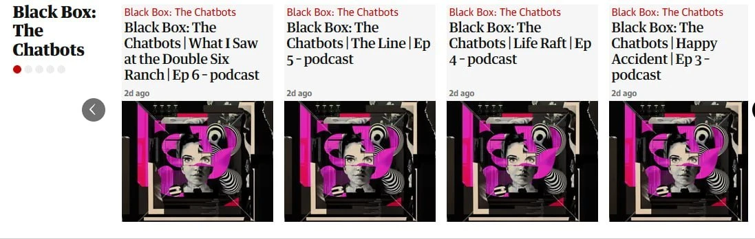 The Guardian выпустил подкаст Black Box: The Chatbots об эпидемии ИИ-психоза.
