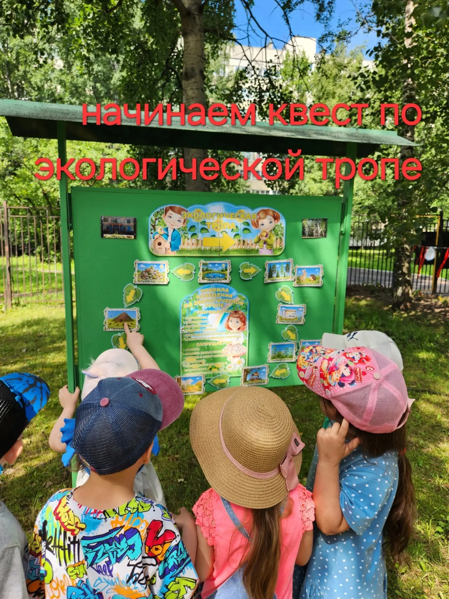 #экологическая #тропа
Большое путешествие по экологической тропе!
Сегодня наша территория детского с
