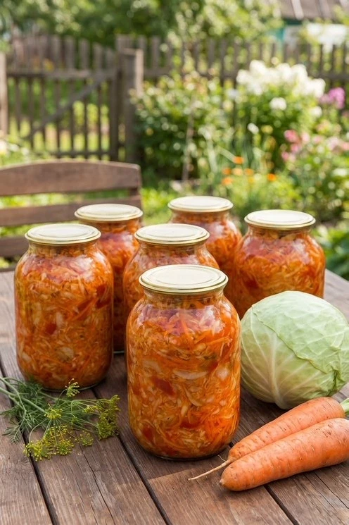 КАПУСТА С ОВОЩАМИ НА ЗИМУ — СОЧНЫЙ ОВОЩНОЙ САЛАТ, КОТОРЫЙ ВСЕГДА ВЫРУЧАЕТ 
 
Этот салат получается я