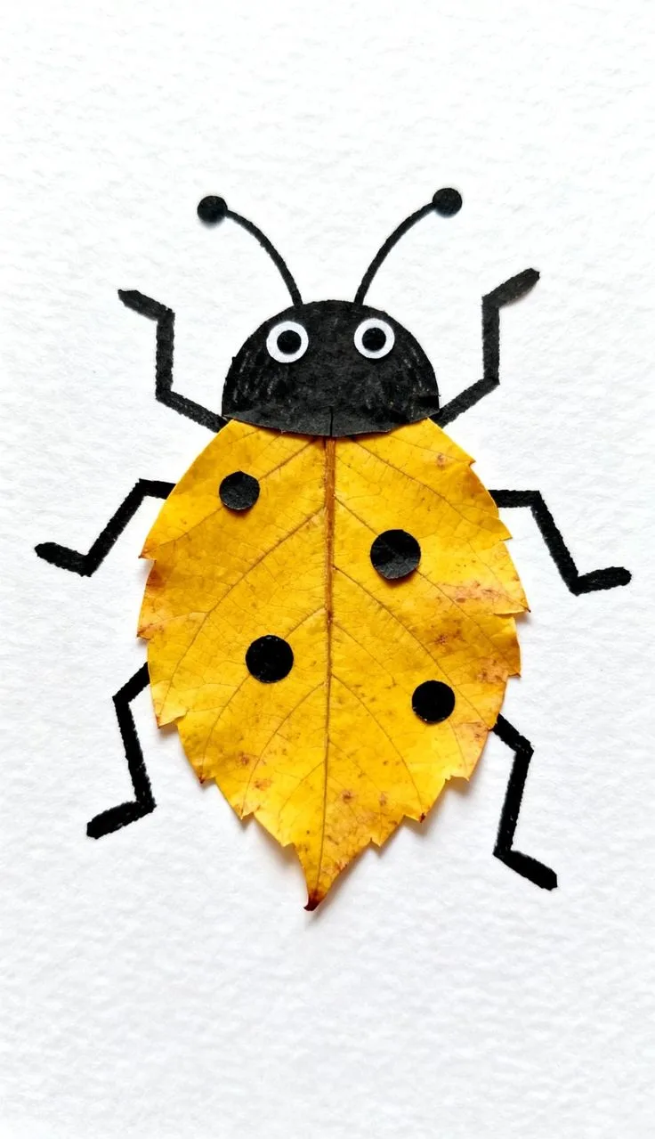 Поделки из  осенних листьев 🍂