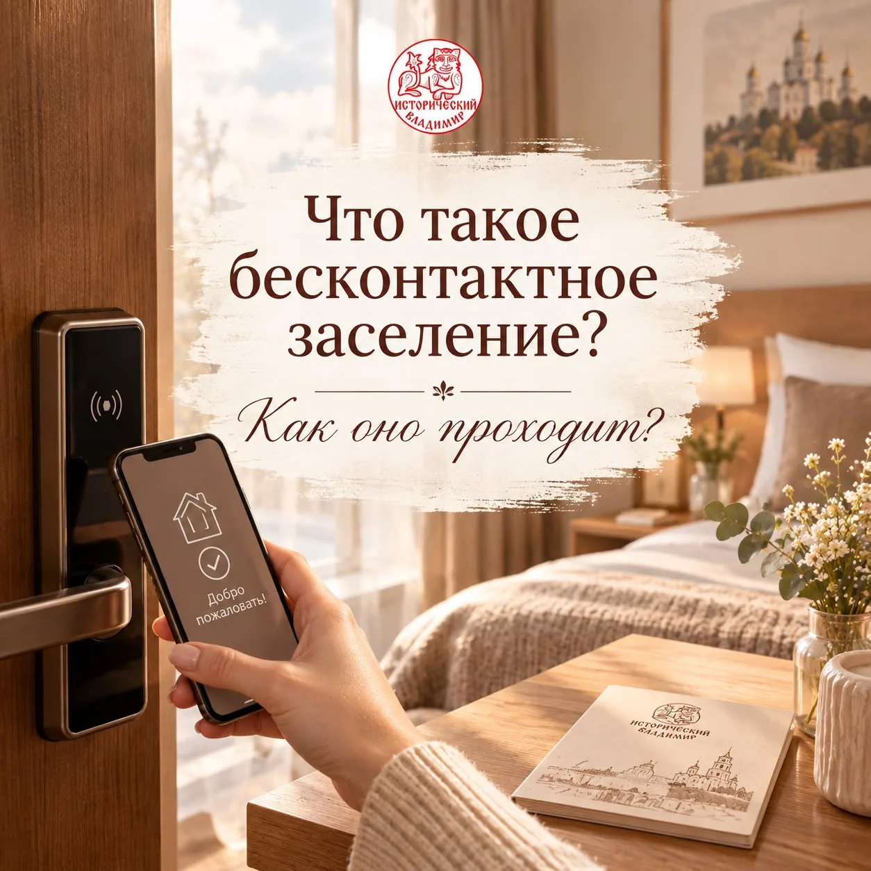 🔑 Бесконтактное заселение — это удобно!
