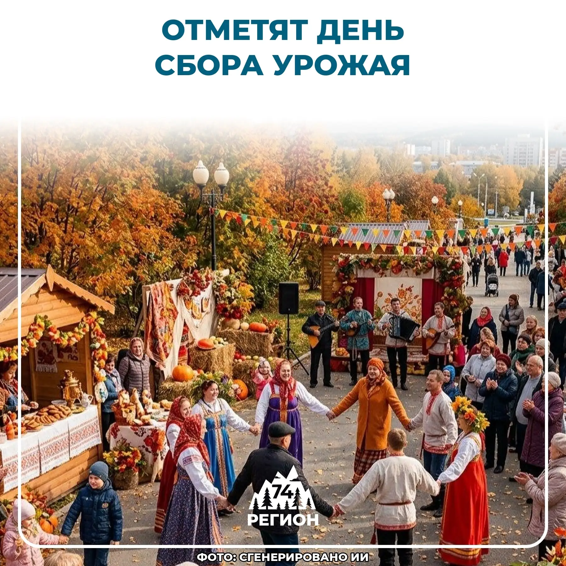 🍎 В Миассе отпразднуют народные Осенины с хороводами и играми