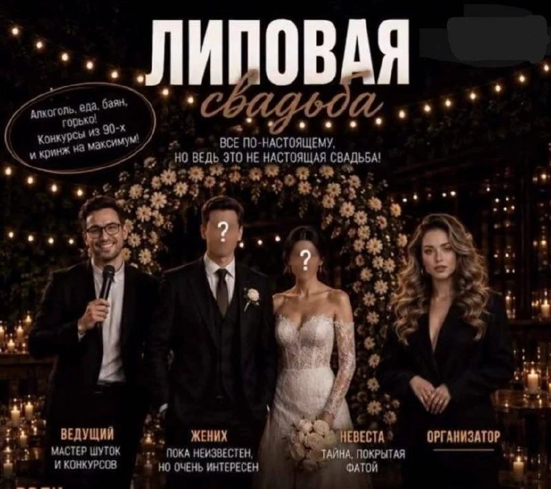 В Сургуте устроят вечеринку в формате фейковой свадьбы