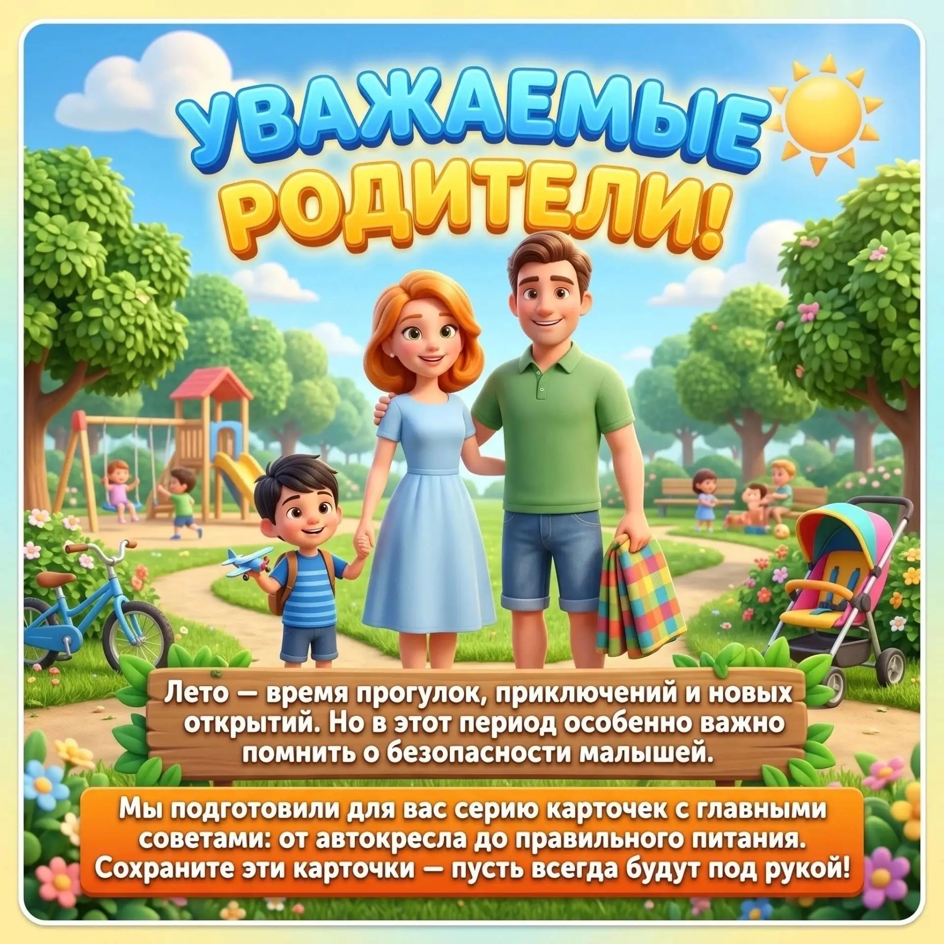 Рубрика «Безопасность»! 👶🌞