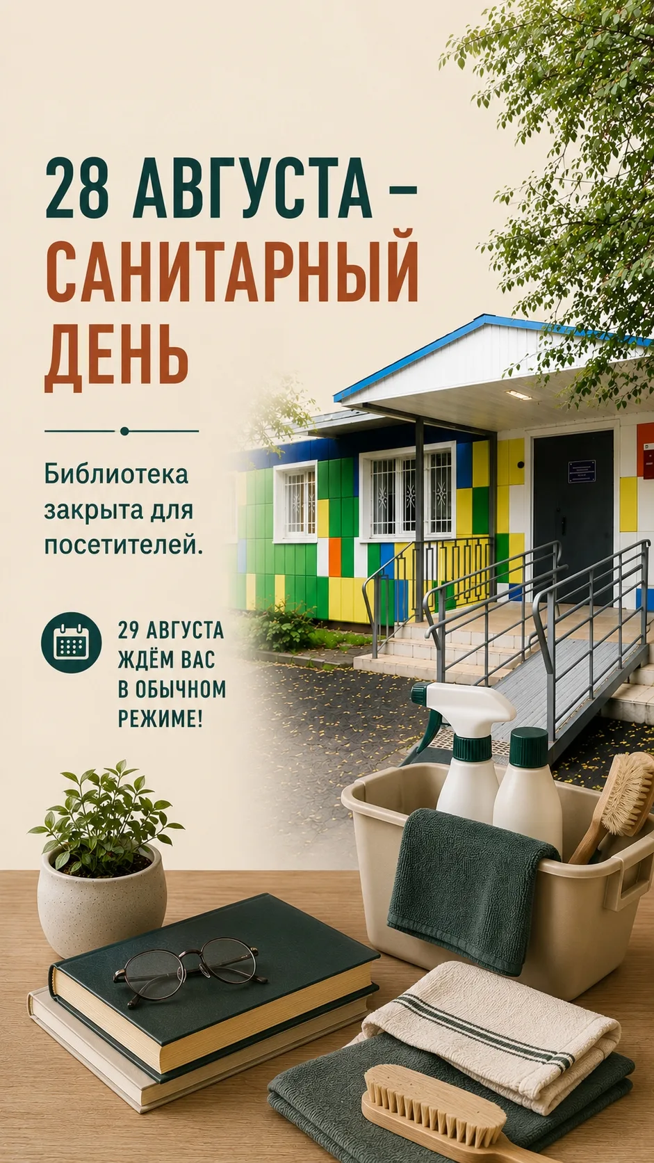 28 августа — санитарный день
