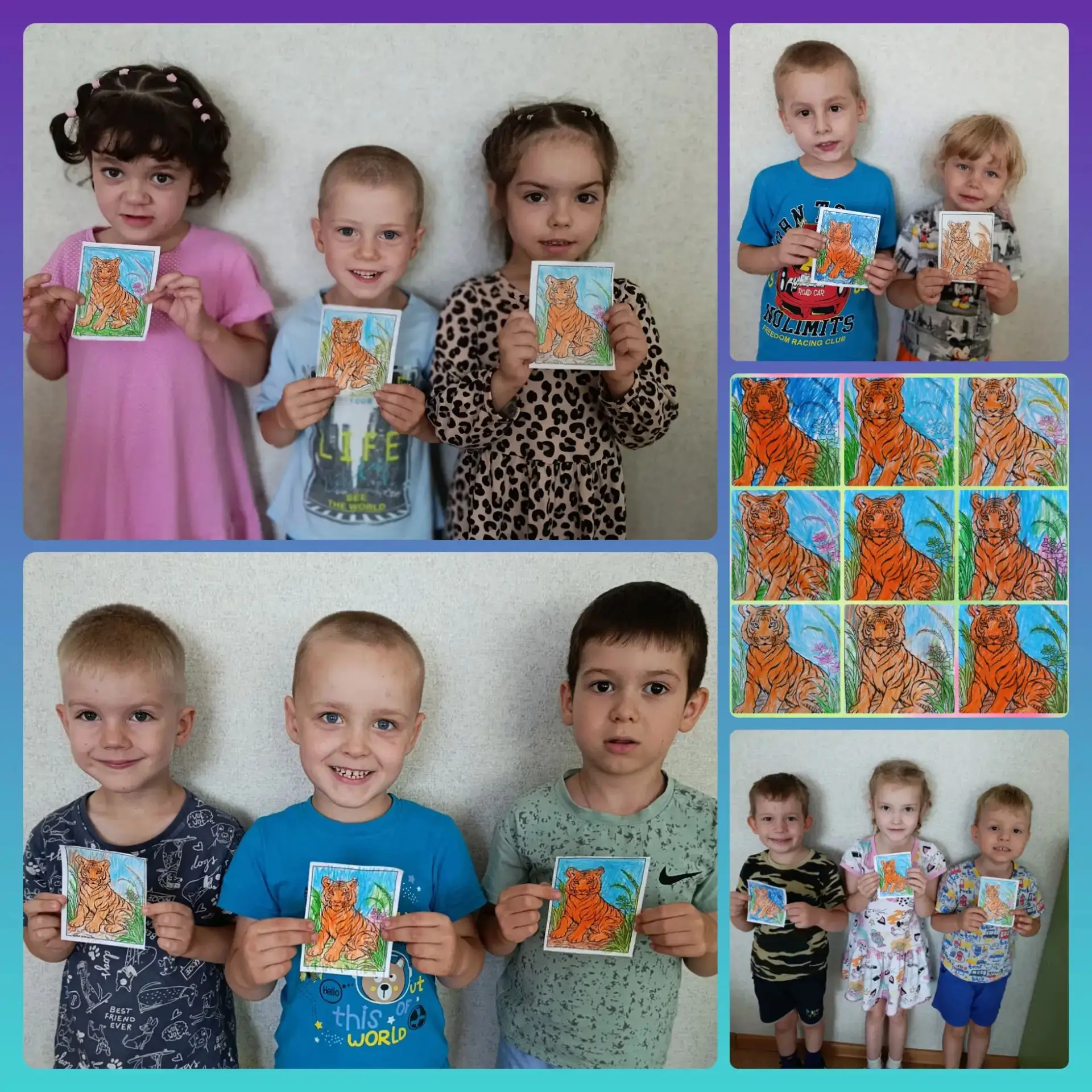 Р-р-рычим от восторга! Наш День тигра 🐯

Сегодня в  группе "Воображульки" было особенно громко, вес