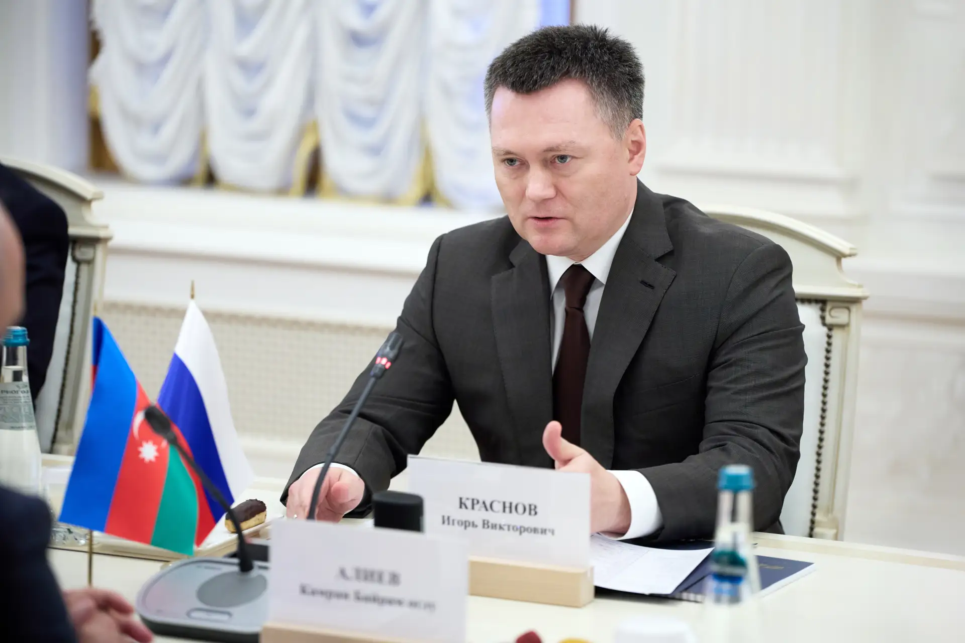 Игорь Краснов и Камран Алиев подтвердили приверженность общим целям: обеспечению верхов...