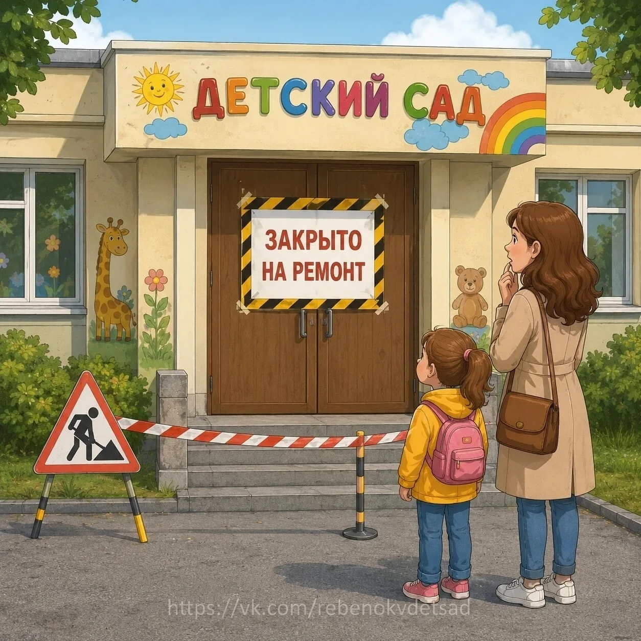 ❤️ Дорогие наши родители!

⚒️ У нас для вас важная новость! Наш любимый детский сад отправляется на 