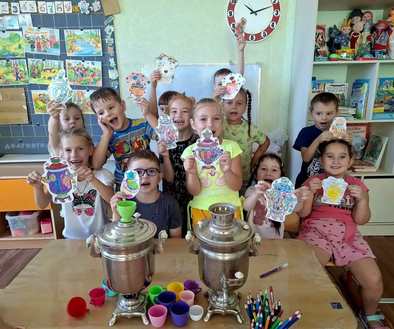 Сегодня в «Ягодках» царил настоящий дух русского чаепития! 😊Сначала мы с ребятами любо...